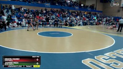 110lbs Cons. Round 4 - Araceli Nunez, Davis (Girls) vs Jazmine Meza, Kelso (Girls) 2