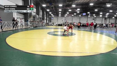 120 lbs Rr Rnd 3 - Ryley Correll, The Academy Wrestling Club - HSB vs Nicky D'Orta, Winn Dixie - HSB