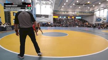 215 lbs Cons. Round 3 - Mathew Bishop, William Penn H.S. vs Shane Montgomery, Saint Marks H S