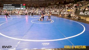 85 lbs Consi Of 16 #1 - Jaxyn Duran, Valley Elite Wrestling vs Oliver Prussman, WOW