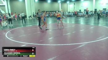 170 lbs Round 2 (8 Team) - Emma Finecy, Nebraska Marvels vs Rhainnen Heimdal, South Dakota Heat