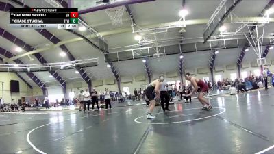 197 lbs Cons. Round 5 - Chase Stuchal, St. Vincent vs Gaetano Savelli, Gannon University