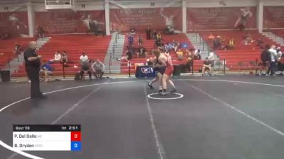 60 kg Consolation - Peter Del Gallo, Maine vs Boo Dryden, Gopher Wrestling Club - RTC