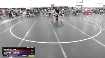 14U Girls 87-90 lbs Round 1 - Hazel Holden, Askren Wrestling Academy vs Eleanor Hultman, Askren Wrestling Academy