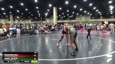 130 lbs Round 3 (4 Team) - Guovanie Hall, Alabama Elite Red vs Emery Wilson, TN AAU- Havok