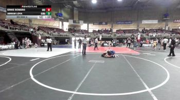 130 lbs Rr Rnd 5 - Ernie Romero, Grizzly Bear vs Abram Loya, Dumas WC