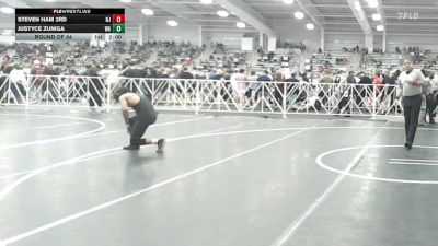 132 lbs Round Of 64 - Steven Ham 3rd, NJ vs Justyce Zuniga, WA