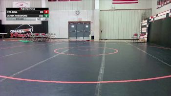 115 lbs Round 1 - Kya Bell, Hill City HS vs Lahna Passmore, Cottonwood Falls-Chase County HS