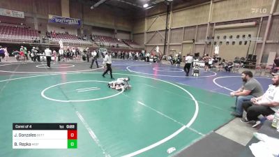 62 lbs Consi Of 4 - Josiah Gonzales, Betterman Elite vs Brett Repka, Misfits