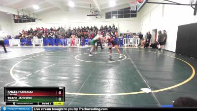 182 lbs Champ. Round 1 - Angel Hurtado, Coalinga vs Trace Jackson, Kingsburg