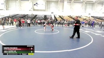 94 lbs Semifinal - Nick Mateo Jr, Geneva Wrestling Club vs Dezmo Pacheco, Hilton Junior Cadet Wrestling