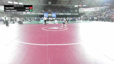 Boys 4A 138 lbs Champ. Round 1 - Isai Perez, Davis vs Aiden Chavez, Lake Washington