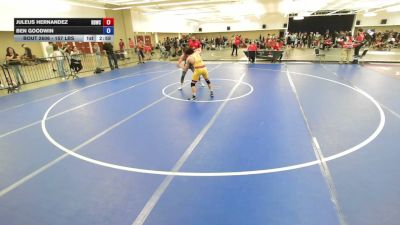 70 lbs Cons. Sub-quarters - Juleus Hernandez, High Desert Wrestling Club vs Ben Goodwin