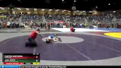 82 lbs Cons. Round 3 - Carter Northern, Pendleton vs Jake Smith, Sweet Home Mat Club