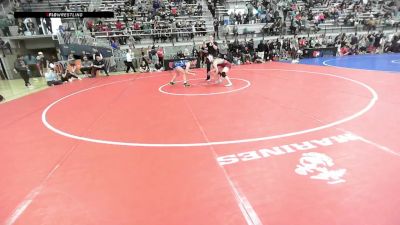 U20 Women - 65 lbs Champ. Round 1 - Danica Kelley, CA vs Meleana Fager, UT