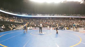 3A 126 lbs Semifinal - Ayden Sumners, Wheatmore High School vs Elijah Sylvester, Pasquotank County High School