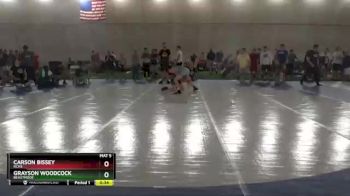 123 lbs Cons. Round 2 - Grayson Woodcock, Beastmode vs Carson Bissey, RCHS
