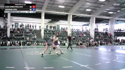 131 lbs Cons. Round 2 - Ilani Jones-Wallace, Mount Union vs Addison Lyon, Mount Union