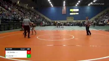 1 lbs Quarterfinal - Brandon Combs, Rural Retreat vs Bishop Joyner, Franklin