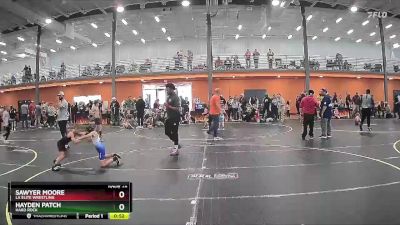 65 lbs Cons. Round 3 - Hayden Patch, Hard Rock vs Sawyer Moore, LA Elite Wrestling