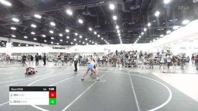 106 lbs Semifinal - James Hin, Clovis Wrestling vs Lenix Ortiz, Pounders WC
