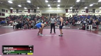 285 lbs Cons. Round 2 - Isaac Davis, Burlington Notre Dame vs Julio Flores, West Liberty