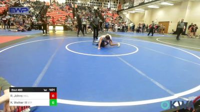 76-80 lbs Final - Raiden Johns, Collinsville Cardinal Youth Wrestling vs Kirk Walker III, Tulsa Blue T Panthers