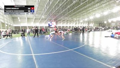 110 lbs 3rd Place Match - Addie Brindley, Champions Wrestling Club vs Kathryn Christensen, Sanderson Wrestling Academy