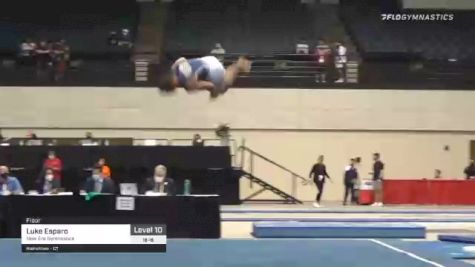 Luke Esparo - Floor, New Era Gymnastics - 2021 USA Gymnastics Development Program National Championships
