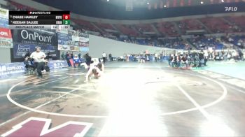 2A/1A Boys 285 3rd Place Match - Chase Hawley, Myrtle Point Boys vs Keegan Sallee, Crane Boys