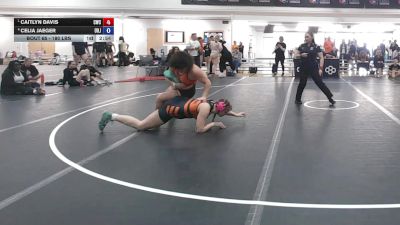 180 lbs Semis - Caitlyn Davis, Cowgirls Wrestling Club vs Celia Jaeger, University Of Jamestown