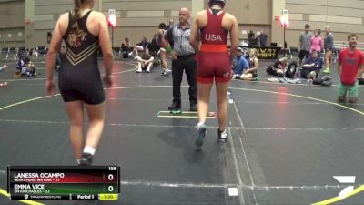 148 lbs Round 3 (4 Team) - Laine Mullins, Untouchables vs Kaili Manuel, Beast Mode WA Pink