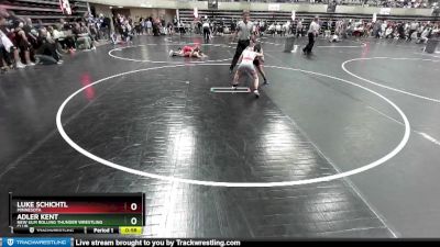 80 lbs Quarterfinal - Adler Kent, New Ulm Rolling Thunder Wrestling Club vs Luke Schichtl, Minnesota