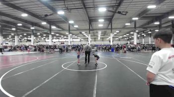 43 lbs Consi Of 8 #2 - Ezekiel Pina, Way Out West vs Titus Bristow, Prescott Valley Bighorns
