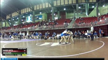 110 lbs Finals (2 Team) - Nicole Kuta, Lincoln East Girls vs Allison Watts, Papillion-La Vista South Girls