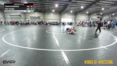 89 lbs Consi Of 16 #1 - Tyson Dickerson, Blue Devil Wrestling vs Troy Baker, American Dream Wrestling Club