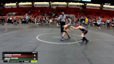 92 lbs Round 1 - Jamison Huffman, Neiborhood vs Abram Devore, Keystone