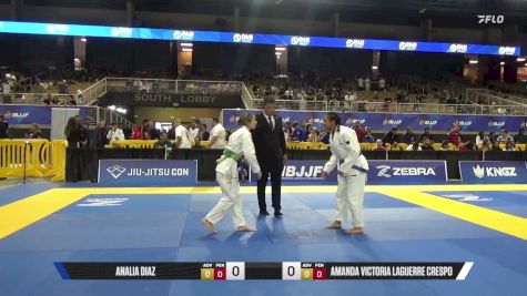 Amanda Victoria Laguerre Crespo vs Analia Diaz 2026 Pan Jiu Jitsu IBJJF Championship