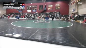 124 lbs Cons. Round 1 - Madison Rich, McDaniel vs Brooke Madden, Huntingdon