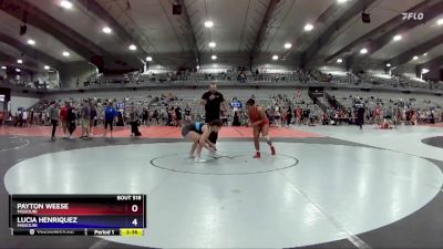 145 lbs Semifinal - Payton Weese, Missouri vs Lucia Henriquez, Missouri