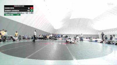 125 lbs Finals (2 Team) - Kaden Rios, Quincy vs Garrett Johnson, Glenville State