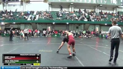 125 lbs Cons. Round 3 - Nick Molchak, Cleveland State vs Joey Cruz, Oklahoma