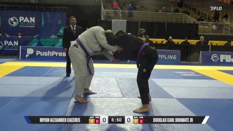 Douglas Carl Shumate Jr vs Bryan Alexander Caceres 2025 Pan Jiu Jitsu IBJJF Championship