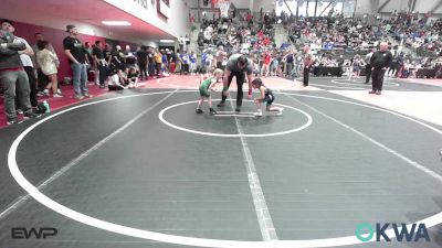 40 lbs Rr Rnd 1 - Blakely Ponce, Raw Wrestling Club vs Ezlynn Bentley, Brushy Wrestling Club