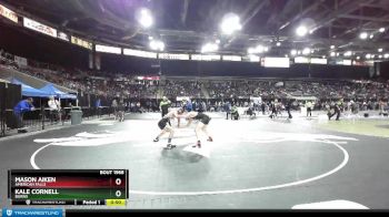 126 lbs Cons. Round 6 - Kale Cornell, Burns vs Mason Aiken, American Falls