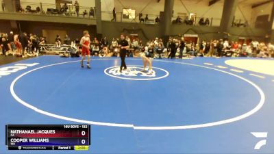 132 lbs Champ. Round 1 - Nathanael Jacques, CA vs Cooper Williams, WA