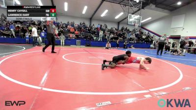 75 lbs Semifinal - Henry CAYGILL, Raw Wrestling Club vs Lawrence Hart, Pin-King All Stars