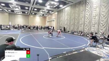 123 lbs Consi Of 8 #2 - Mikayla Marquez, Castro Valley WC vs Angelina Doral, Legends Of Gold