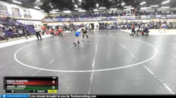 197 lbs Cons. Round 2 - Diego Fuentes, Carthage College vs Angel Jaimes, Aurora Universtiy