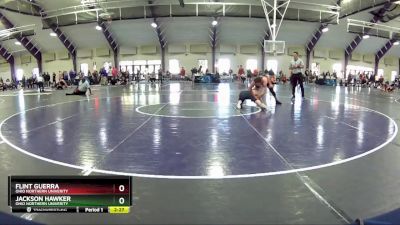 157 lbs Cons. Round 4 - Jackson Hawker, Ohio Northern Univerity vs Flint Guerra, Ohio Northern Univerity